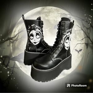 Corpse Bride Boots / Corpse Bride Combat Boots